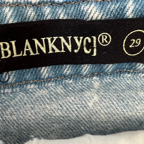 Blank NYC Denim Distressed Raw Hem Pockets size 29 - Picture 6 of 10